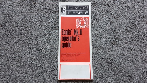 Rolls royce diesel eagle ii - royce,