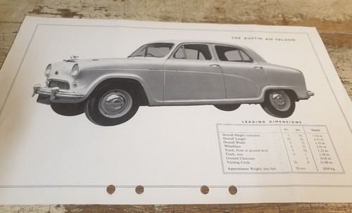 1956 austin a50 saloon spec - 1956,