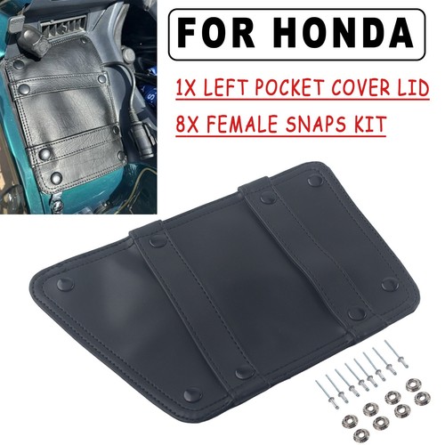 Left black leather pocket - left,