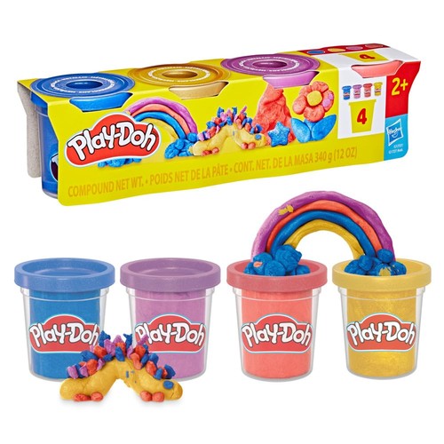 Play doh pack shimmer - 4, clay