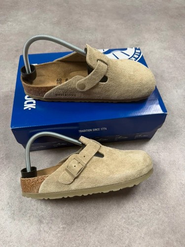 Birkenstock boston faded khaki - birkenstock,