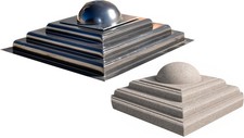 Concrete mold Fence Post Cap