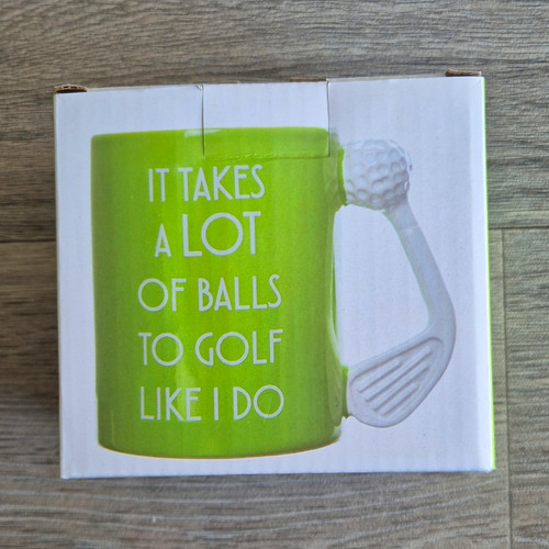 Golf novelty ceramic mug - ceramic, "it