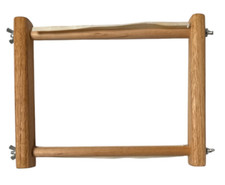 Embroidery Tapestry Wooden Scroll Cross Stitch Adjustable Frame 8" x 6 1/2" (B)