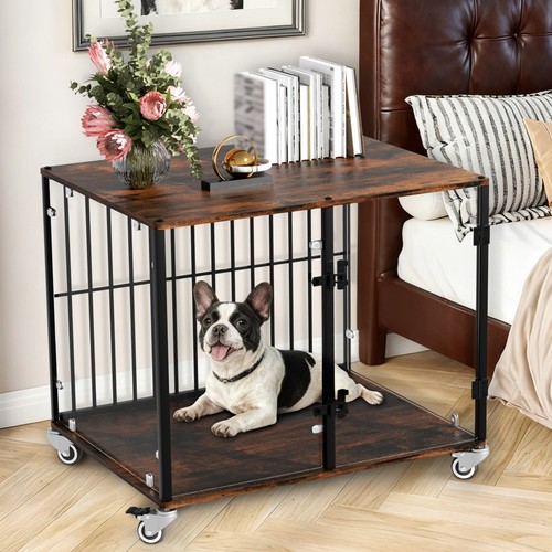 Rustic wooden dog - rustic,