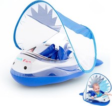 Baby Swimming Ring Baby Swim Float 6-24 Months,Blue Shark Newborn Swimming Floa