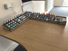 Large Desk work area setup