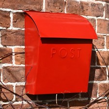 Lockable Wall Mounted Post Parcel Box - Secure Mail Letter Box