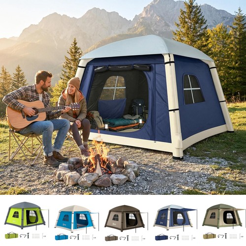 Inflatable camping tent - inflatable,