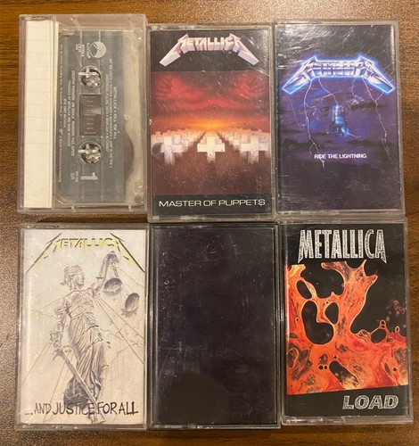 Metallica cassette lot - metallica, 6