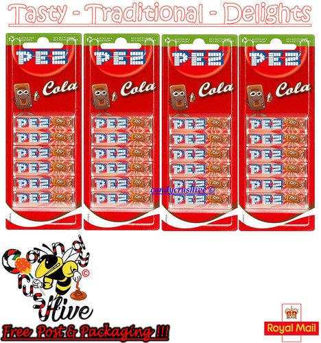 Pack pez refils x 6 - 24, (4