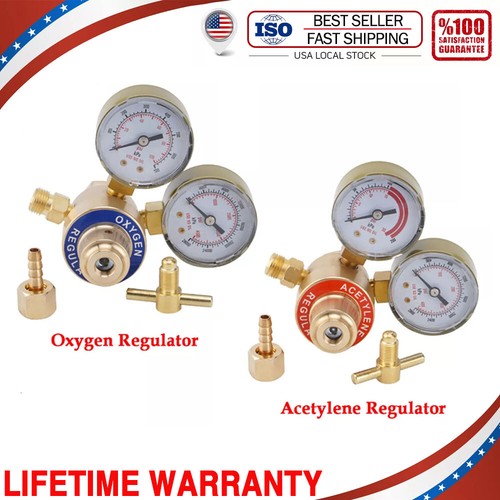 Oxygen acetylene gas regulator - acetylene,