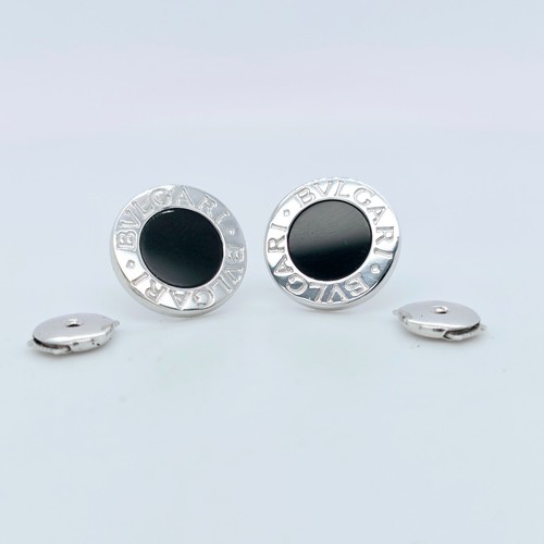 Bvlgari black onyx - bvlgari, stud