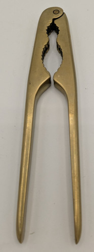 Vintage brass nutcracker nut - brass,
