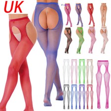 UK Womens High Waist Fishnet