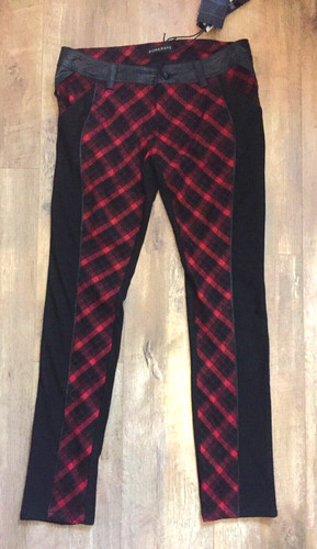 Punk rave red - red, leggings