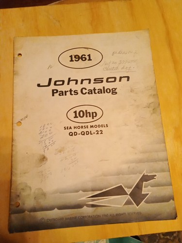 Vintage 1961 johnson seahorse - vintage,