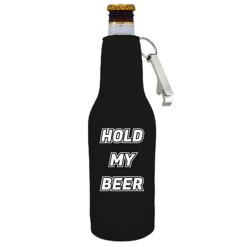 Hold beer bottle - hold,