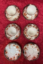 Vintage Clifton China W.H&S Cup And Saucer x4 + 2 Extra Saucers. SW127