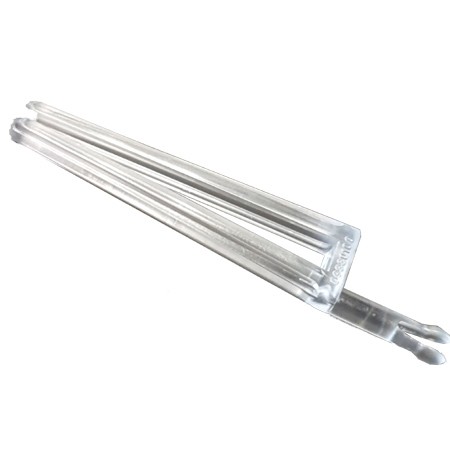Glass riser support plastic - glass,