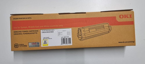 Genuine oki 46471101 yellow - oki,