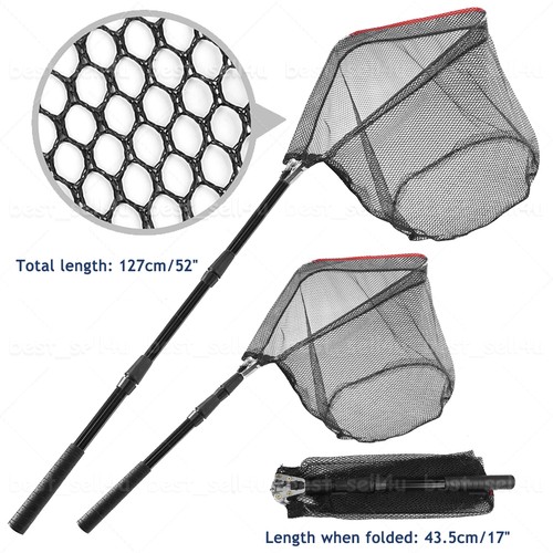 Folding fishing pole - folding, landing