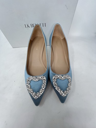 Bennett shoes blue satin - shoes,