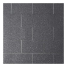 Contour London Tile Wallpaper | Black