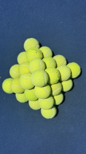 Used tennis balls great - 50, balls.