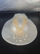 White Satin Wedding Hat