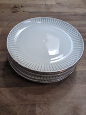 Seltmann Weiden Bavaria x6 Side Plates White/Gold 1950s/1960s
