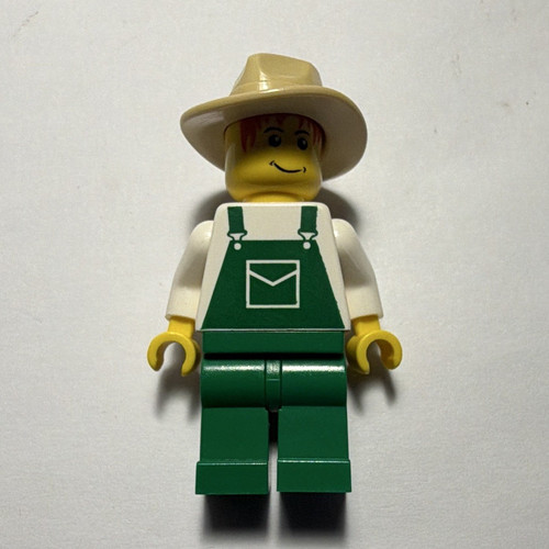Lego farmer minifigure from - lego,