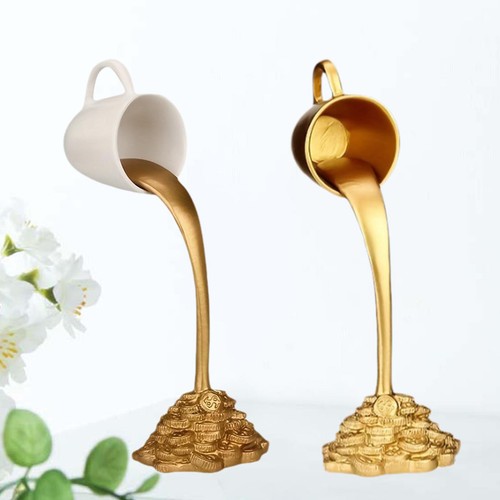 Floating coffee cup resin - coffee,