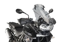 Puig Light Smoke Touring Screen With Extender Triumph Tiger 800 XRT 2015-2017