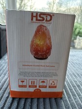 Himalayan Crystal Rock Salt Lamp New In Box Approx 3Kg