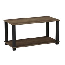Sandra 2 Tier Coffee Table Side Table With Shelf TV Stand Minimalist Style 83cm