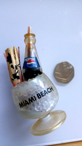 Miami beach fridge magnet 3d - beach,