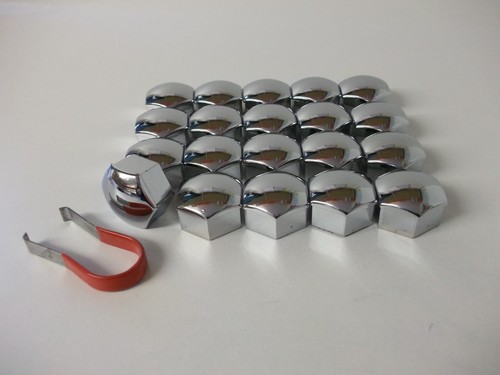 Chrome wheel nut - wheel, fits