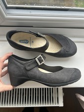 Wolky Womans Black Nubuk Mary