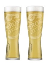 2 X Peroni Signature half Pint Glasses Brand New 