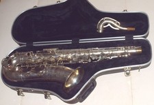 1940 King Zephyr Silver Plate TENOR Saxophone-Overhauled Free USAShip