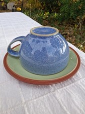 Denby 'Juice', large breakfast cup and saucer
