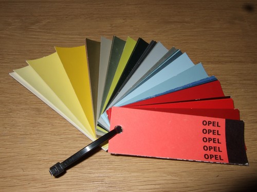 Opel 1960 70 s paint - opel,