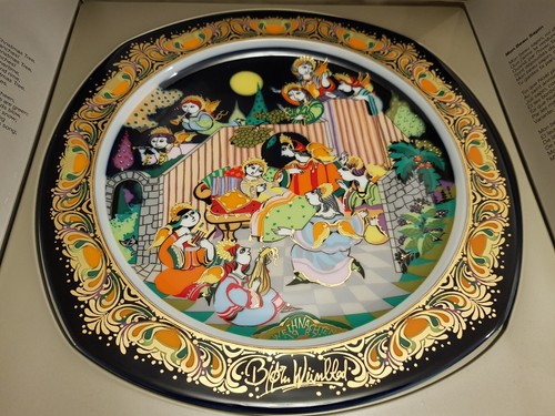 1987 christmas plate - plate, rosenthal