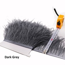 Ostrich Feather Fringe Trim 36 Colours Fur Ostrich Feathers for Millinery Craft