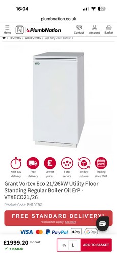Grant vortex eco 26kw - eco, 21/26kw