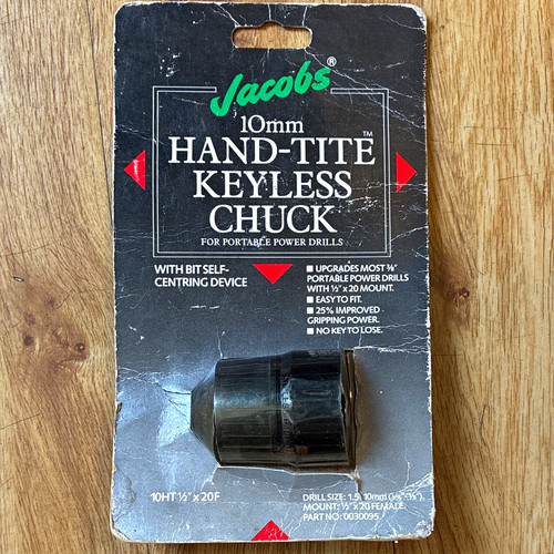 Jacobs 10mm hand tite keyless - jacobs,