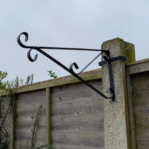 Ornate hanging basket - hanging, brackets
