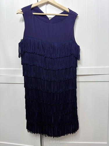 Amphora size purple fringe - size,