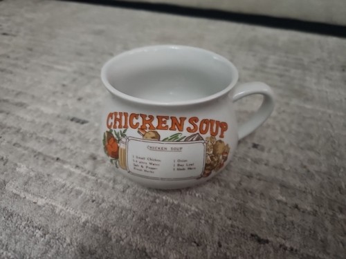 Vintage 1970s chicken soup - vintage,